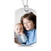 Thumbnail Image 0 of Large Engravable Photo Dog Tag Pendant in 14K White, Yellow or Rose Gold (1 Image and 4 Lines)