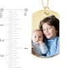 Thumbnail Image 4 of Large Engravable Photo Dog Tag Pendant in 14K White, Yellow or Rose Gold (1 Image and 4 Lines)