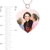 Thumbnail Image 3 of Medium Engravable Photo Heart Pendant in 14K White, Yellow or Rose Gold (1 Image and 3 Lines)