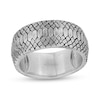 Thumbnail Image 1 of Enchanted Disney Oxidized Snake Skin Ring in Sterling Silver - Size 10