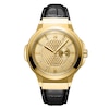 Thumbnail Image 1 of Men's JBW Saxon 1/6 CT. T.W. Diamond 18K Gold Plate Strap Watch (Model: J6373C)