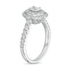 Thumbnail Image 3 of Love's Destiny by Zales 1 CT. T.W. Certified Oval Diamond Frame Engagement Ring in 14K White Gold (I/SI2)