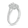 Thumbnail Image 3 of Love's Destiny by Zales 1 CT. T.W. Certified Pear-Shaped Diamond Frame Engagement Ring in 14K White Gold (I/SI2)