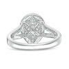 Thumbnail Image 5 of Love's Destiny by Zales 1 CT. T.W. Certified Pear-Shaped Diamond Frame Engagement Ring in 14K White Gold (I/SI2)