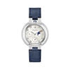 Thumbnail Image 0 of Ladies' Bulova Rubaiyat 1/3 CT. T.W. Diamond Moon Phase Strap Watch with Mother-of-Pearl Dial (Model: 96R237)