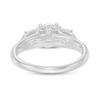 Thumbnail Image 4 of 1-1/2 CT. T.W. Certified Diamond Past Present Future® Engagement Ring in 14K White Gold (I/I2)