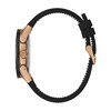 Thumbnail Image 1 of Men's Caravelle by Bulova Rose-Tone Chronograph Strap Watch with Black Dial (Model: 45B157)