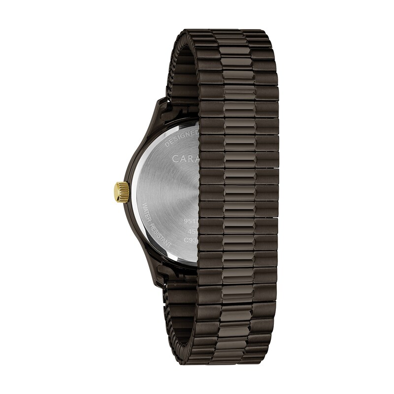 Men's Caravelle by Bulova Black Expansion Watch (Model: 45B160)