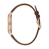 Thumbnail Image 2 of Men's Caravelle by Bulova Rose-Tone Strap Watch with Black Dial (Model: 44A115)