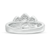 Thumbnail Image 4 of 1-1/2 CT. T.W. Certified Marquise Diamond Frame Past Present Future® Engagement Ring in 14K White Gold (I/SI2)