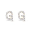 1/10 CT. T.W. Diamond "G" Initial Stud Earrings in 10K Gold