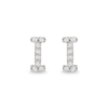 Thumbnail Image 1 of 1/10 CT. T.W. Diamond "I" Initial Stud Earrings in 10K Gold
