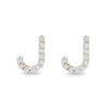 1/10 CT. T.W. Diamond "J" Initial Stud Earrings in 10K Gold