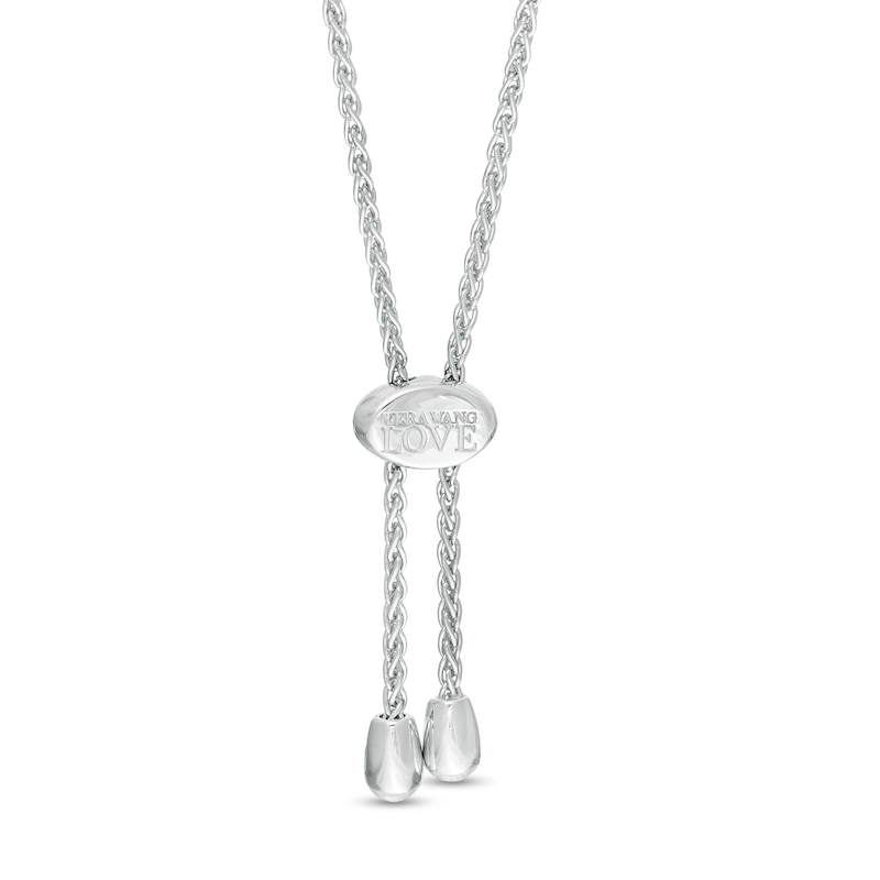 Vera Wang Love Collection 1/5 CT. T.W. Diamond "LOVE" Bolo Bracelet in Sterling Silver - 9.0"