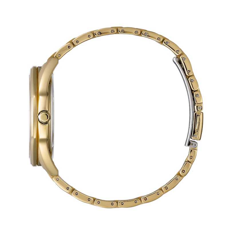 Main Image 2 of Men's Citizen Eco-Drive® Corso Gold-Tone Watch with Silver-Tone Dial (Model: BM7492-57A)