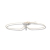 Thumbnail Image 1 of 1/10 CT. T.W. Diamond "T" Initial Bracelet in 10K Gold - 7.5"