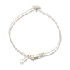 Thumbnail Image 2 of 1/10 CT. T.W. Diamond "T" Initial Bracelet in 10K Gold - 7.5"