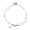 Thumbnail Image 2 of 1/10 CT. T.W. Diamond "X" Initial Bracelet in 10K Gold - 7.5"