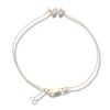 Thumbnail Image 2 of 1/10 CT. T.W. Diamond "W" Initial Bracelet in 10K Gold - 7.5"