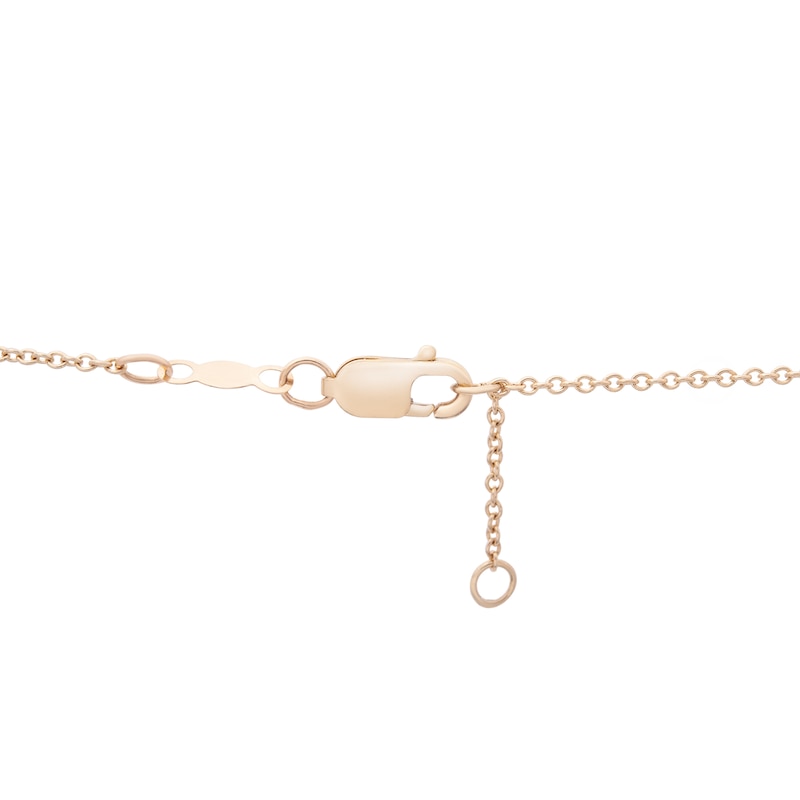 Main Image 3 of 1/10 CT. T.W. Diamond "J" Initial Bracelet in 10K Gold - 7.5"