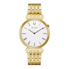 Thumbnail Image 0 of Men's Bulova Regatta Gold-Tone IP Watch with White Dial (Model: 97A153)