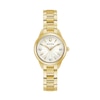 Thumbnail Image 1 of Ladies' Bulova Sutton Diamond Accent Gold-Tone Watch with White Dial (Model: 97P150)