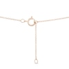 Thumbnail Image 3 of 1/10 CT. T.W. Diamond "K" Initial Necklace in 10K Gold - 17"