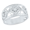 Thumbnail Image 1 of 1/5 CT. T.W. Diamond Art Deco Ring in 10K White Gold
