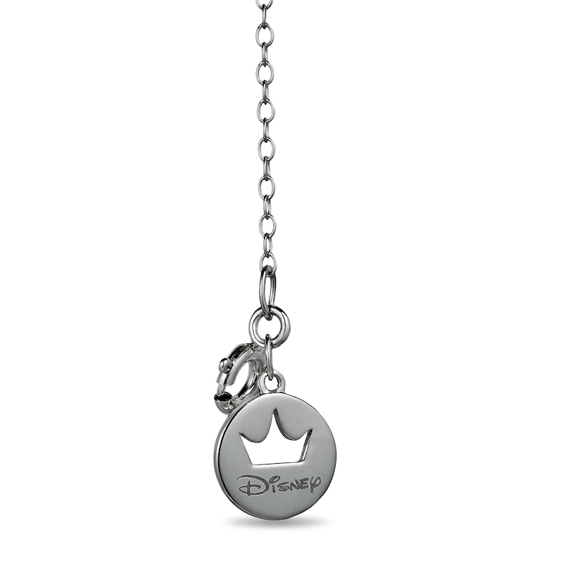 Main Image 2 of Enchanted Disney Villains Maleficent 1/6 CT. T.W. Black Diamond Heart and Wings Pendant in Sterling Silver