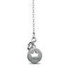 Thumbnail Image 1 of Enchanted Disney Villains Maleficent 1/6 CT. T.W. Black Diamond Rose Necklace in Black Sterling Silver