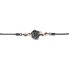 Thumbnail Image 1 of Enchanted Disney Villains Maleficent 1/6 CT. T.W. Black Diamond Bolo Bracelet in Black Sterling Silver