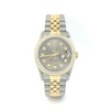 Thumbnail Image 0 of Previously Owned - Men's Rolex Datejust 1 CT. T.W. Diamond Two-Tone 18K Gold Watch with Silver-Tone Dial