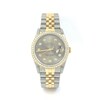 Thumbnail Image 0 of Previously Owned - Men's Rolex Datejust 1 CT. T.W. Diamond Two-Tone 18K Gold Watch with Silver-Tone Dial