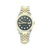 Thumbnail Image 0 of Previously Owned - Men's Rolex Datejust 1 CT. T.W. Diamond Two-Tone 18K Gold Watch with Black Dial