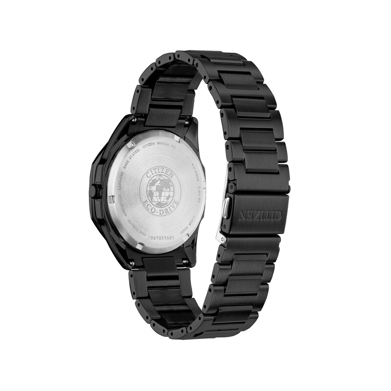 Main Image 3 of Men's Citizen Eco-Drive® Corso Diamond Accent Black IP Watch (Model: BM7495-59G)