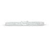 Thumbnail Image 3 of 1/8 CT. T.W. Sideways Baguette-Cut and Round Diamond Promise Ring in 10K White Gold