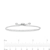 Thumbnail Image 2 of 1/2 CT. T.W. Diamond Tennis Bolo Bracelet in Sterling Silver - 9.5"