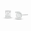 Thumbnail Image 0 of 1/3 CT. T.W. Diamond Bar-Set Stud Earrings in Sterling Silver