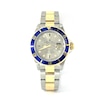 Thumbnail Image 1 of Previously Owned - Men's Rolex Submariner 1/15 CT. T.W. Diamond Two-Tone 18K Gold Watch with Silver-Tone Serti Dial
