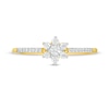 Thumbnail Image 2 of 1/5 CT. T.W. Composite Diamond Flower Promise Ring in 10K Gold