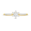 Thumbnail Image 3 of 1/5 CT. T.W. Composite Diamond Flower Promise Ring in 10K Gold