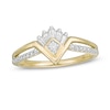Thumbnail Image 0 of Wonder Woman™ Collection 1/5 CT. T.W. Diamond Princess Tiara Ring in 10K Gold