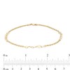 Thumbnail Image 4 of 4.0mm Disc Link Bracelet in 10K Gold - 7.5"