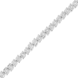 1/3 CT. T.W. Diamond Tennis Bracelet in Sterling Silver - 7.25&quot;