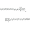 Thumbnail Image 2 of 1/3 CT. T.W. Diamond Tennis Bracelet in Sterling Silver - 7.25"