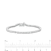 Thumbnail Image 2 of 1/3 CT. T.W. Diamond Tennis Bracelet in Sterling Silver - 7.25"