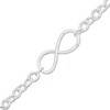 Thumbnail Image 0 of Infinity Link Bracelet in Sterling Silver - 7.5"