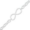 Thumbnail Image 1 of Infinity Link Bracelet in Sterling Silver - 7.5"