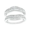 Thumbnail Image 1 of 3/4 CT. T.W. Diamond Vintage-Style Contour Solitaire Enhancer in 14K White Gold