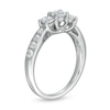 Thumbnail Image 3 of 1 CT. T.W. Diamond Past Present Future® Engagement Ring in 10K White Gold